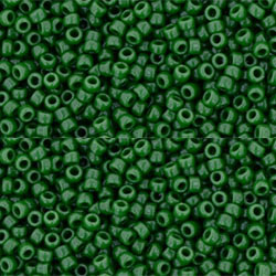 pine green opaque toho seed beads eureka crystal